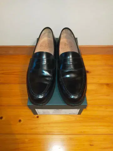 Crockett & Jones 블랙 로퍼 보스턴 9E