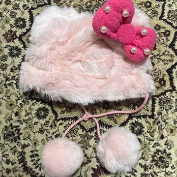 USJ 유니버셜 키티 고양이 귀 모자 핑크