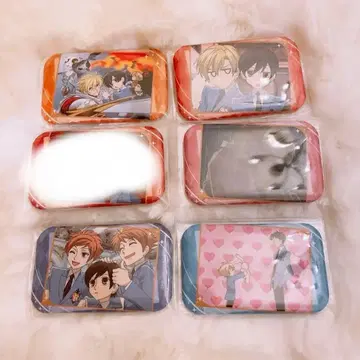 오란고교 호스트부 스퀘어 캔뱃지 복권 메이트