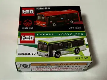 토미카 이스즈 엘가 관동자동차 국제흥업 버스 세트