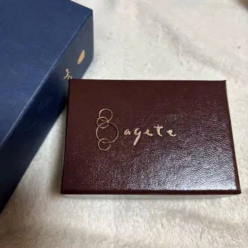 아가트 후프 반지 참 한쪽 K10