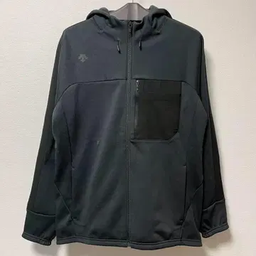 데상트 맨투맨 풀 집업 후드티 멀티 트레이닝 의류 사이즈 XO