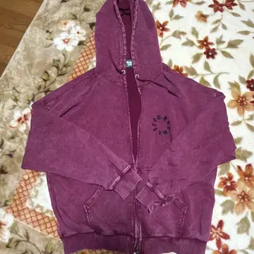 that's life 자츠라이프 지퍼 후드티 레드 M 사이즈