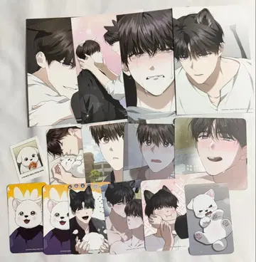 한국 BL 강아지에게는 손대지 마 카페 굿즈 세트