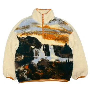 H&M 하프 지퍼 테디 자켓 플리스