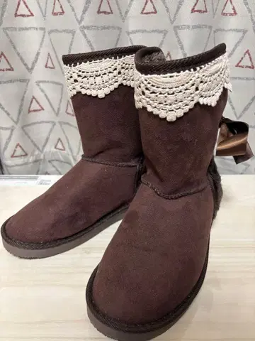 axes femme 어그 부츠 L 사이즈 리본 포함