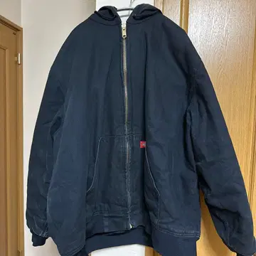 Dickies 후드 부착 자켓 네이비
