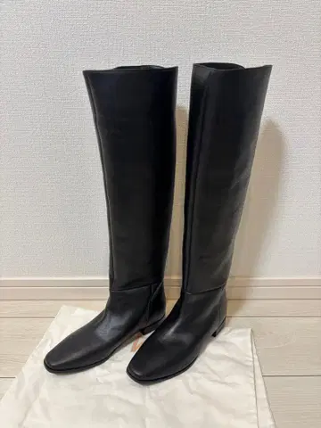 파비오 루스꼬니 롱 부츠 천연 가죽