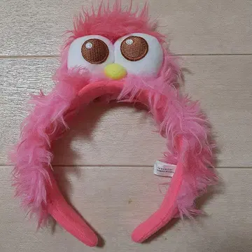 세서미 스트릿 복슬복슬 핑크 머리띠