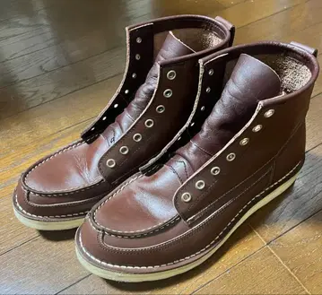 다너 브라운 가죽 하이컷 워크 부츠