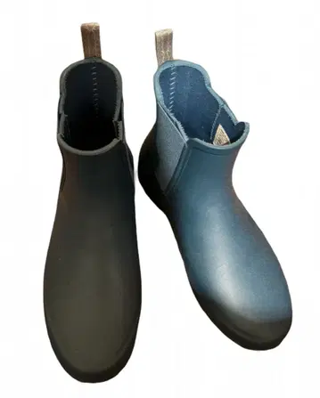 HUNTER 방수 숏부츠 블루 그레이