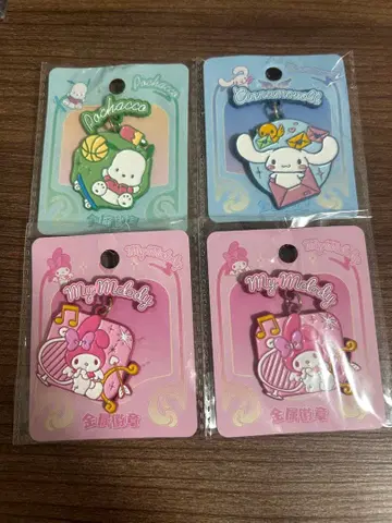 포차코 시나모롤 마이멜로디 4개 세트 핀