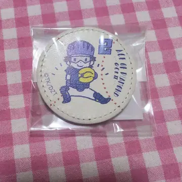 다이아몬드 A 미유키 가죽 캔뱃지