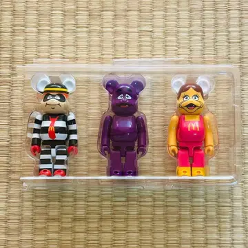 맥도날드 베어브릭 BE@RBRICK 3체 세트