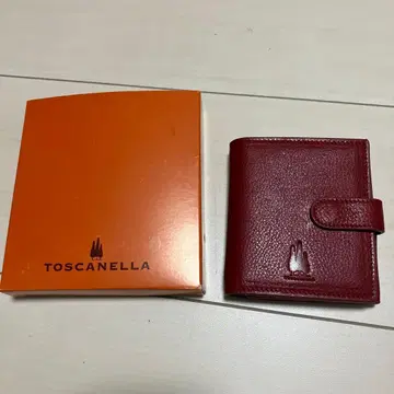 TOSCANELLA 접이식 지갑 빨간색