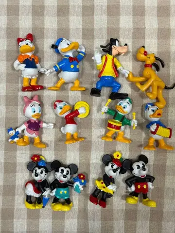 디즈니 캐릭터 피규어 세트 12개