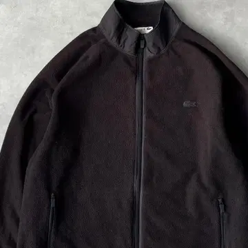 15321 LACOSTE 악어 로고 자수 플리스