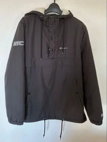 Champion NYC 풀오버 자켓 블랙