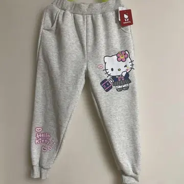 미사용 새상품!! 헬로키티 스웨트 팬츠 그레이