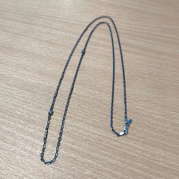 심퍼시 오브 서울 실버 925 체인 목걸이 스터드 80cm