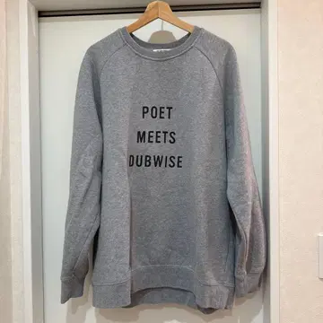 POET MEETS DUBWISE 그레이 맨투맨