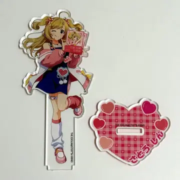 데레마스 사토 신 빌리지 뱅가드 콜라보 아크릴 스탠드