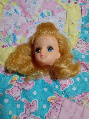 화원 준코 인형 머리 금발