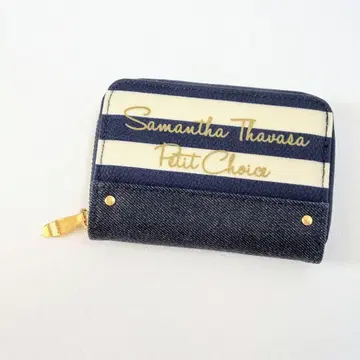 사만다 타바사 패스 케이스 카드 케이스 네이비