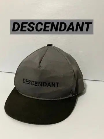 레어 DESCENDANT 그레이 블랙 캡 L