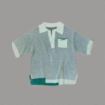 PAMM 메쉬 폴로 니트 그린 1