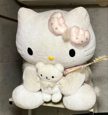 헬로키티 봉제 인형 큰 사이즈 화이트