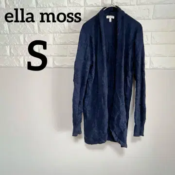 [ ella moss ] S 긴팔 가디건 네이비 부드러운 소재