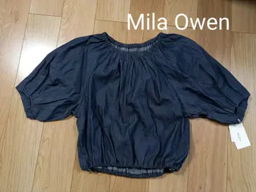 Mila Owen 인디고 벌룬 슬리브 상의 사이즈 M 미사용 새상품