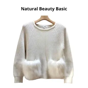 Natural Beauty Basic 퍼 포켓 니트