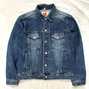 Hanes 헤인즈 다크 블루 데님 자켓 G 빈티지