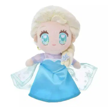 디즈니 스토어 엘사 봉제 인형 키링