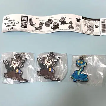 주토피아2 러버 키링 [게리] [파우버트] 3개 세트