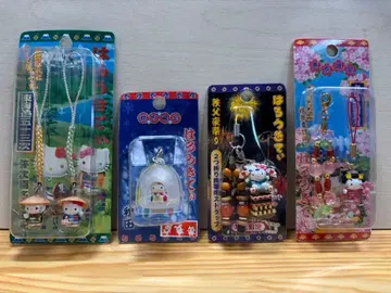 지역 한정 키티 스트랩 4개 세트