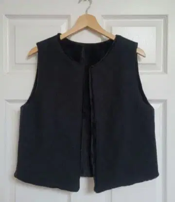 포켓 부착 dop 탬버린&캣 보아 베스트 [ black black ]