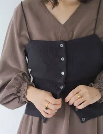 hibiniti fig rib bustier