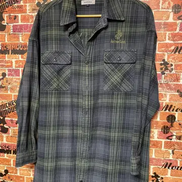 Airvax Ltd. 체크 무늬 긴팔 셔츠