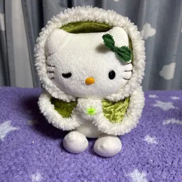 헬로키티 후드 부착 봉제 인형