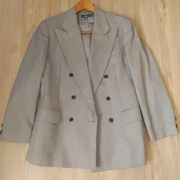 그레이 더블 브레스트 테일러드 자켓 랄프 로렌 하자품