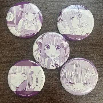 5등분의 신부 나카노 니노 최애 캔뱃지 전 5종 컴플리트