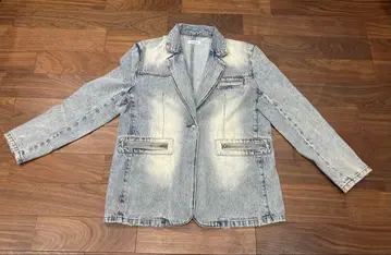 데님 자켓풍 블레이저 연한 블루