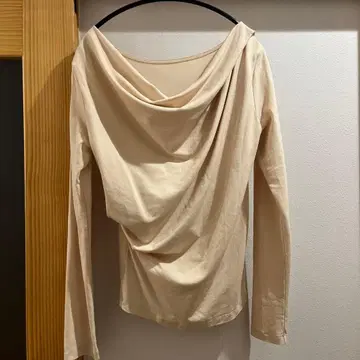 plage 플라주 back drape T 셔츠