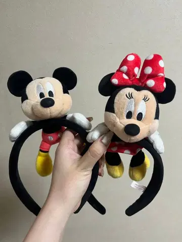 [ 세트 ] 미키 미니 머리띠