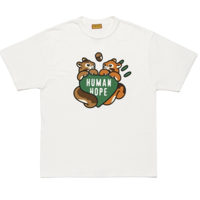 (보유중/White M) 제이홉 휴먼메이드 'HUMAN HOPE' 티셔츠