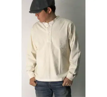 Good On 롱 슬리브 헤비 웨이트 헨리넥