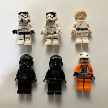 레고 스타워즈 미니피규어 6체 세트